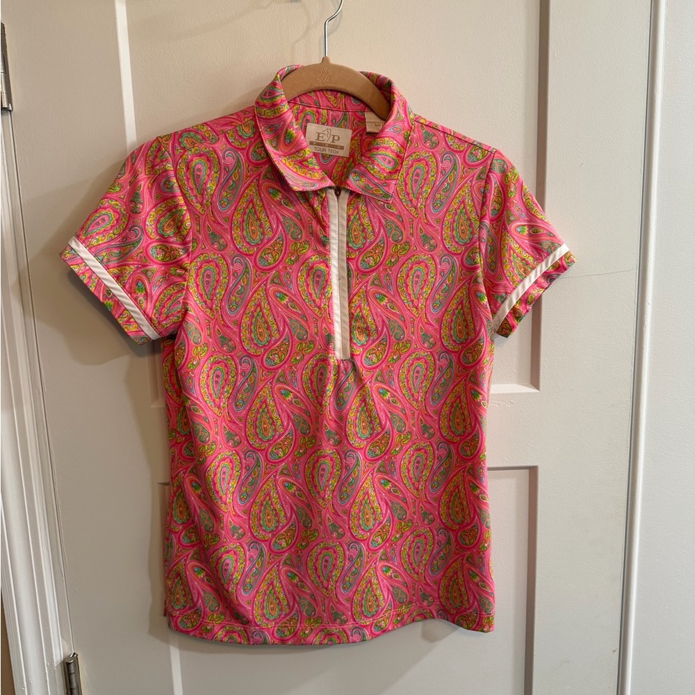 EP Pro Pink Paisley Women's Top